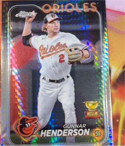 2024 Topps Chrome #36 Gunnar Henderson — front
