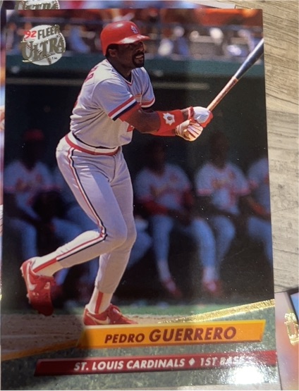 1992 Fleer Ultra #263 Pedro Guerrero — front