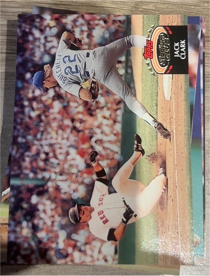 1992 Topps Stadium Club #186 Jack Clark — front