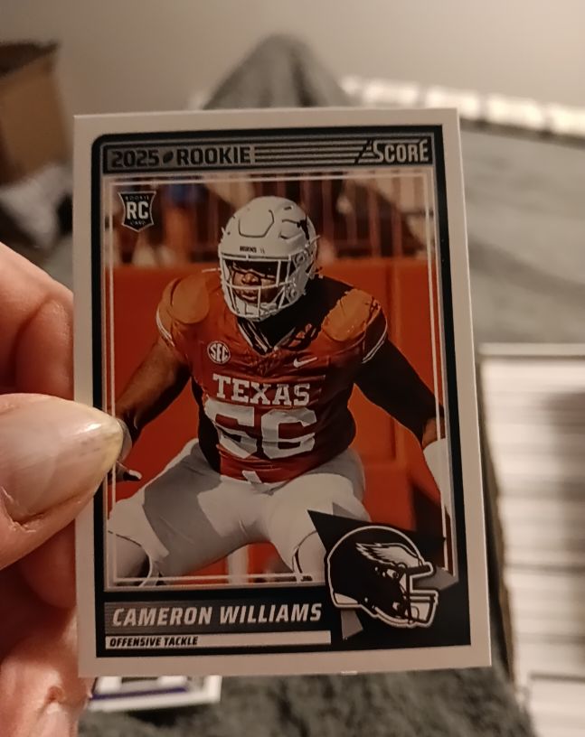 2025 Panini Score #66 Cameron Williams — front