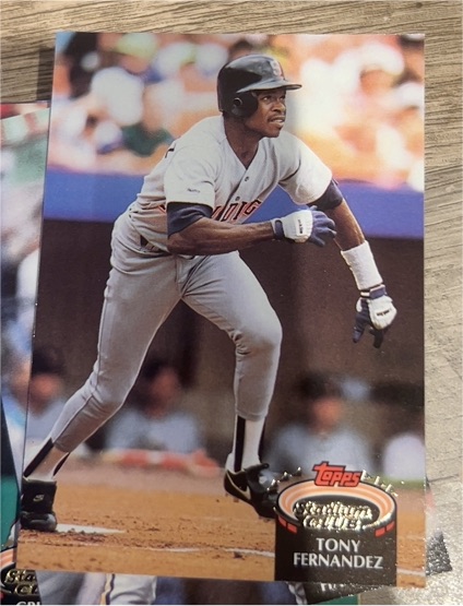 1992 Topps Stadium Club #203 Tony Fernandez — front