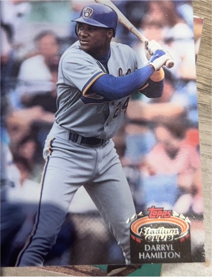 1992 Topps Stadium Club #216 Darryl Hamilton — front