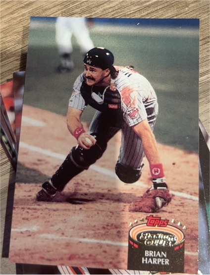 1992 Topps Stadium Club #296 Brian Harper — front