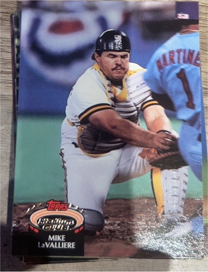 1992 Topps Stadium Club #216 Mike LaValliere — front