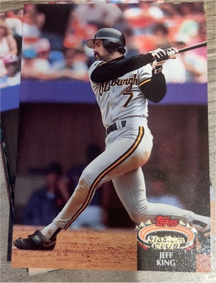 1992 Topps Stadium Club #24 Jeff King — front