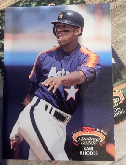 1992 Topps Stadium Club #241 Karl Rhodes — front