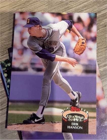 1992 Topps Stadium Club #629 Erik Hanson — front