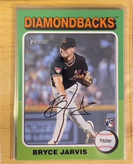 2024 Topps Heritage #287 Bryce Jarvis — front