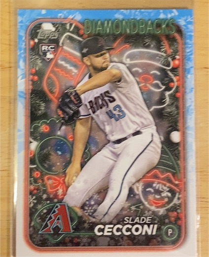 2024 Topps Holiday #H39 Slade Cecconi — front