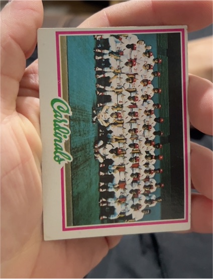 1978 Topps #479 St. Louis Cardinals Team — front