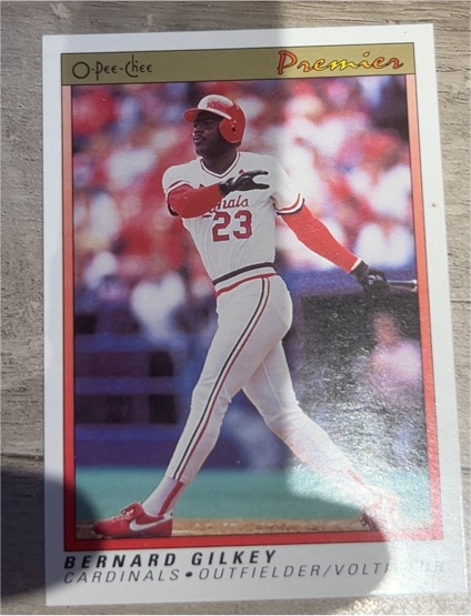 1991 O-Pee-Chee Premier #51 Bernard Gilkey — front