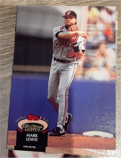 1992 Topps Stadium Club Mark Lewis — front