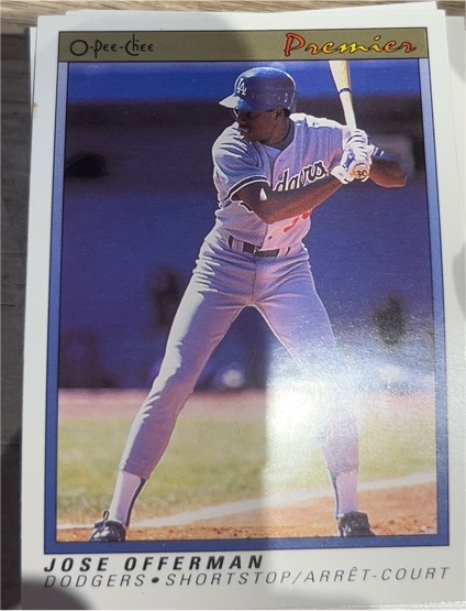 1991 O-Pee-Chee Premier #90 Jose Offerman — front