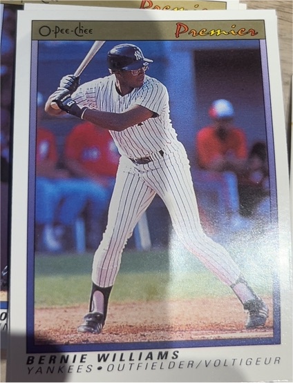 1991 O-Pee-Chee Premier #128 Bernie Williams — front