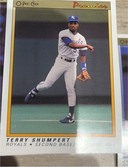 1991 O-Pee-Chee Premier #108 Terry Shumpert — front