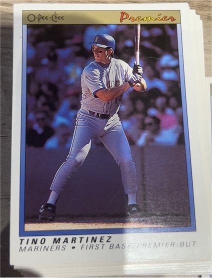 1991 O-Pee-Chee Premier #76 Tino Martinez — front