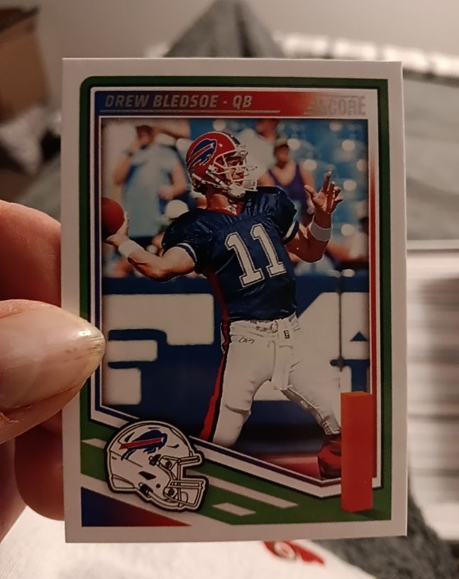 2025 Panini Score #37 Drew Bledsoe Buffalo Bills — front