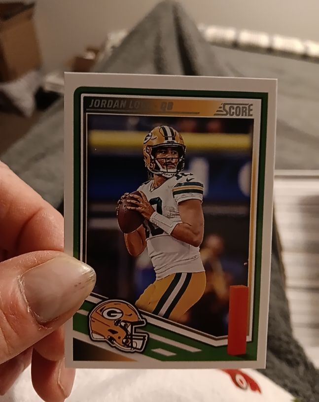2025 Panini Score #119 Jordan Love — front