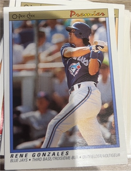 1991 O-Pee-Chee Premier #53 Rene Gonzales — front