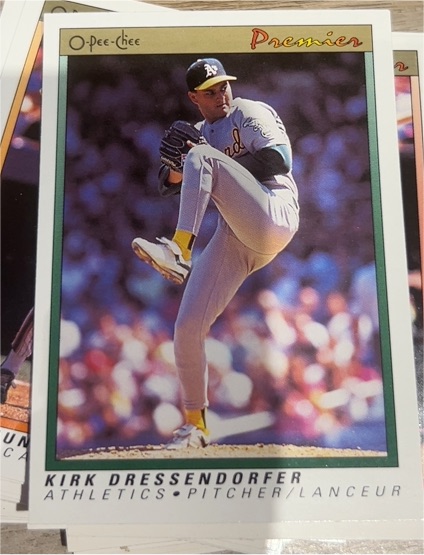 1991 O-Pee-Chee Premier #36 Kirk Dressendorfer — front