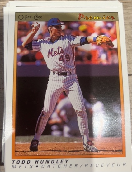 1991 O-Pee-Chee Premier #66 Todd Hundley — front
