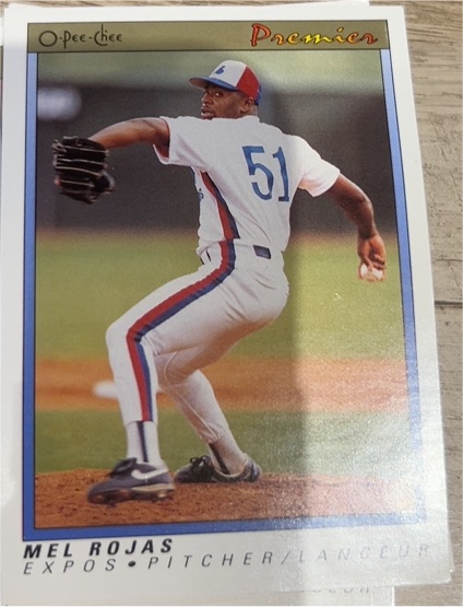 1991 O-Pee-Chee Premier #101 Mel Rojas — front