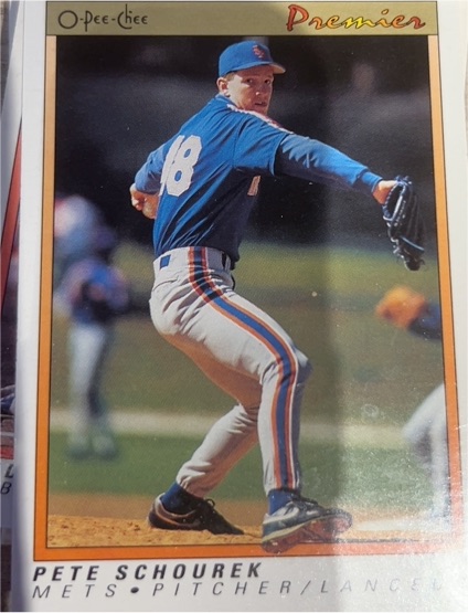 1991 O-Pee-Chee Premier #106 Pete Schourek — front