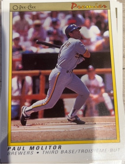 1991 O-Pee-Chee Premier #82 Paul Molitor — front