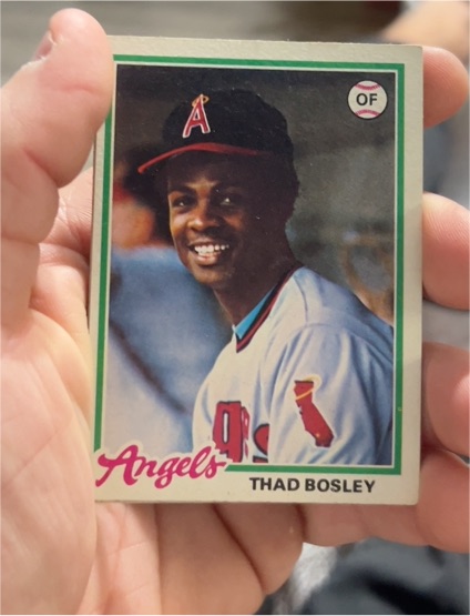 1978 Topps #619 Thad Bosley — front