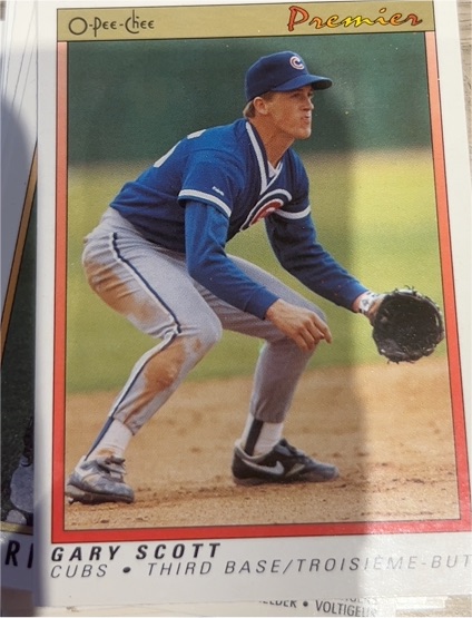 1991 O-Pee-Chee Premier #107 Gary Scott — front