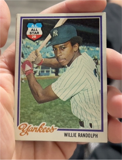 1978 Topps #620 Willie Randolph — front