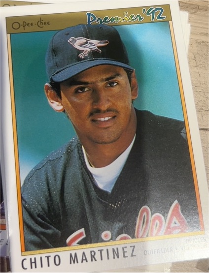 1992 O-Pee-Chee Premier #77 Chito Martinez — front