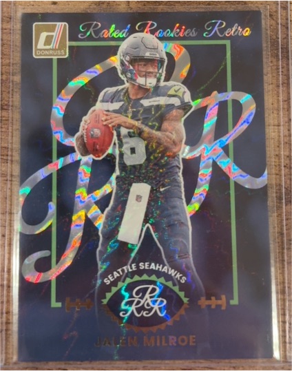 2025 Donruss #16 Jalen Milroe Rated Rookies Retro — front