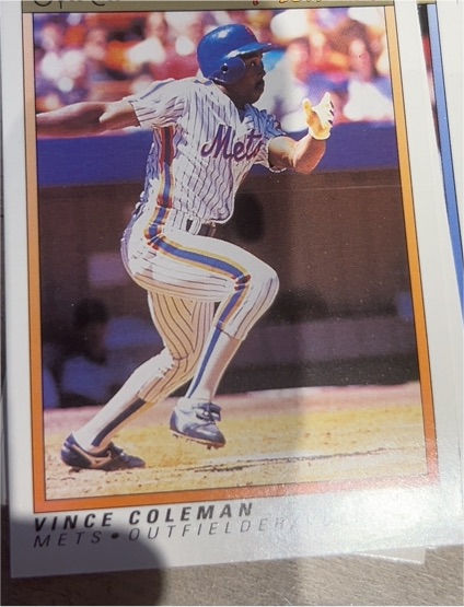 1991 O-Pee-Chee Premier #25 Vince Coleman New York Mets — front