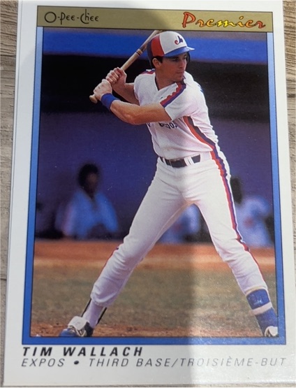 1991 O-Pee-Chee Premier #125 Tim Wallach — front