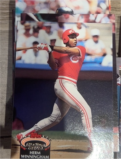 1990 Topps #737 Herm Winningham — front
