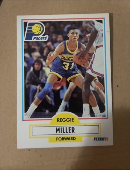 1990-91 Fleer #78 Reggie Miller — front