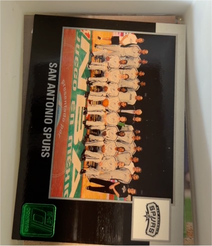 2010-11 Donruss #282 San Antonio Spurs Team Card — front