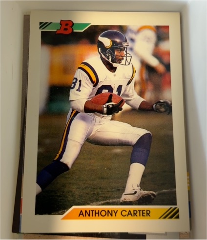 1991 Bowman #360 Anthony Carter — front