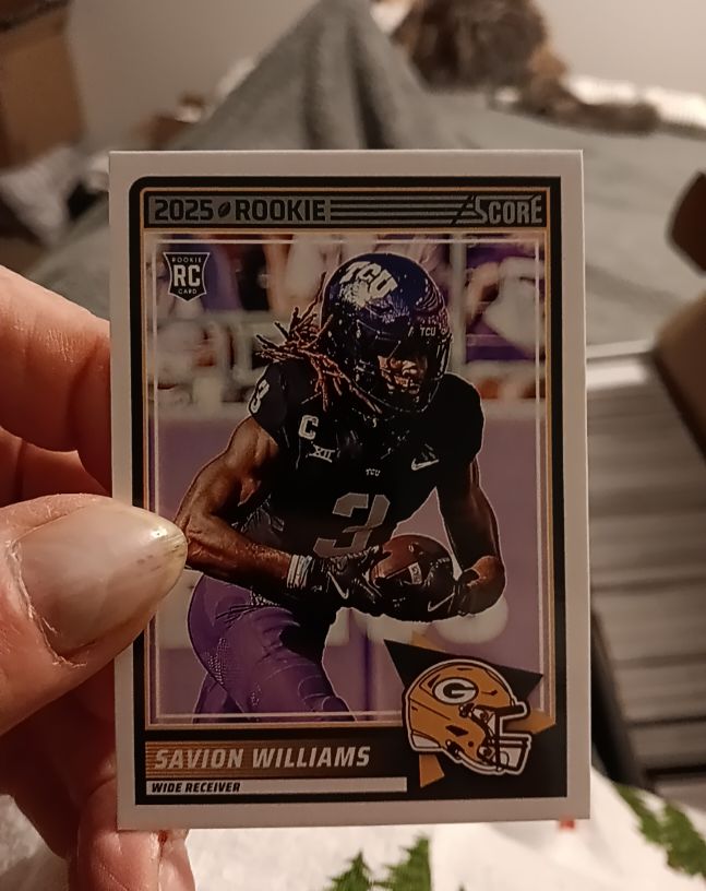 2025 Panini Score #54 Savion Williams Rookie Card — front