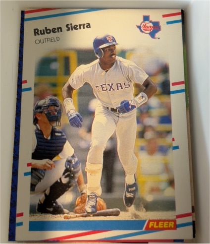 1988 Fleer #479 Ruben Sierra — front