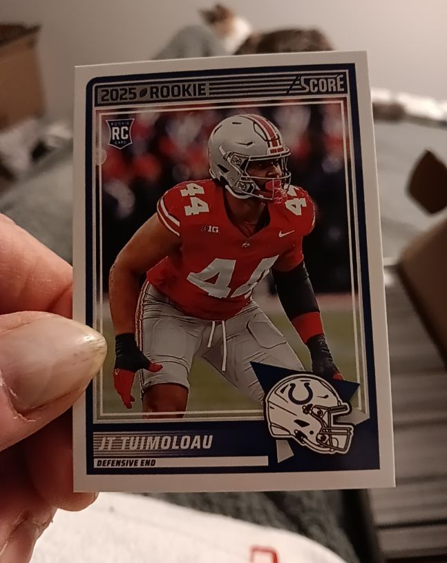 2025 Panini Score #84 JT Tuimoloau — front