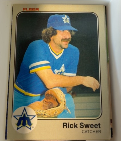 1983 Fleer #487 Rick Sweet — front
