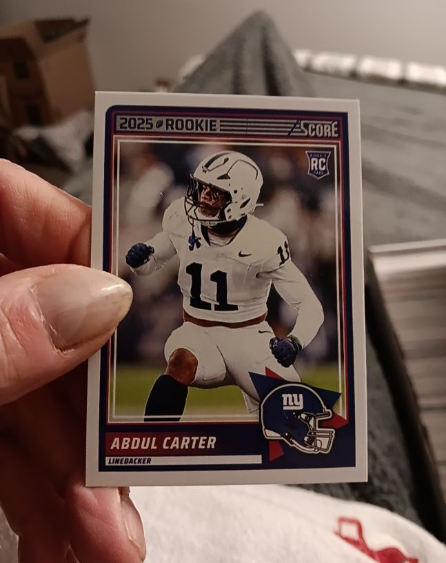 2025 Panini Score #16 Abdul Carter — front