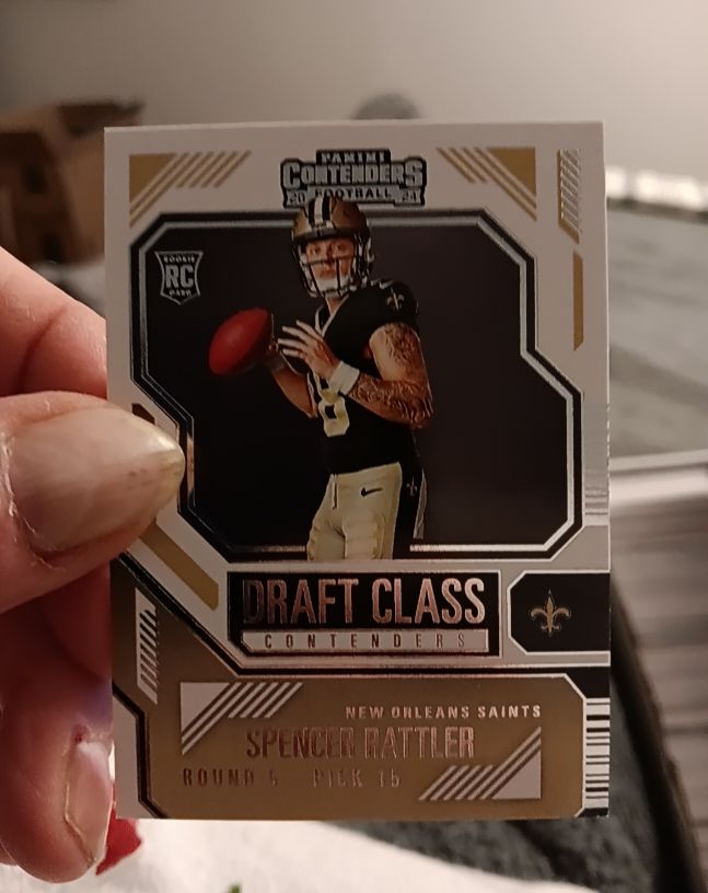 2024 Panini Contenders #10 Spencer Rattler Draft Class Contenders — front