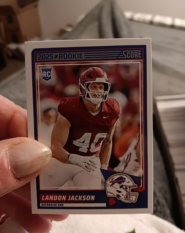 2025 Panini Score #87 Landon Jackson — front