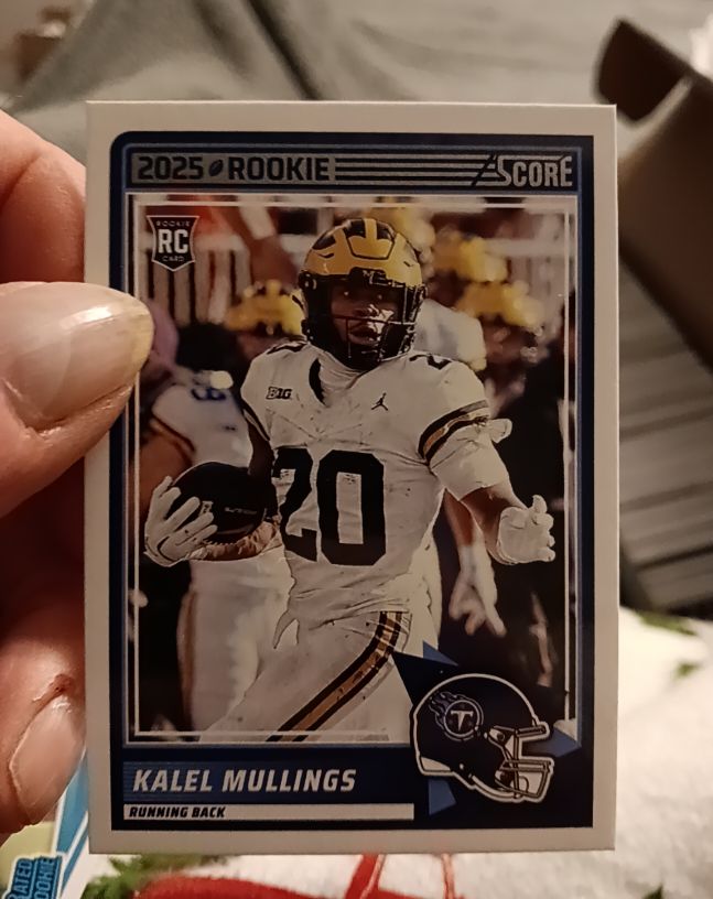 2025 Panini Score #62 Kalel Mullings — front