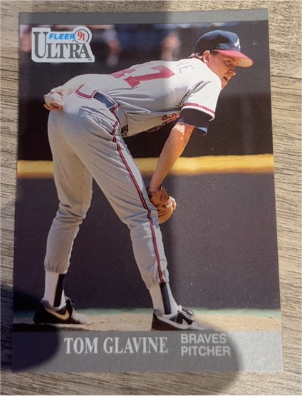 1991 Fleer Ultra #5 Tom Glavine — front