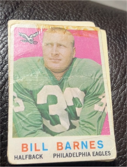 1959 Topps #25 Bill Barnes — front