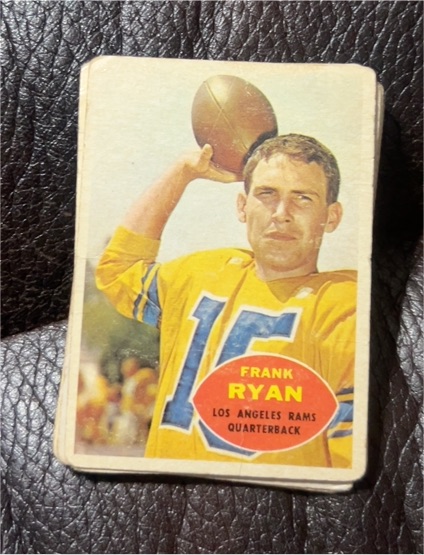 1960 Topps Football #62 Frank Ryan — front